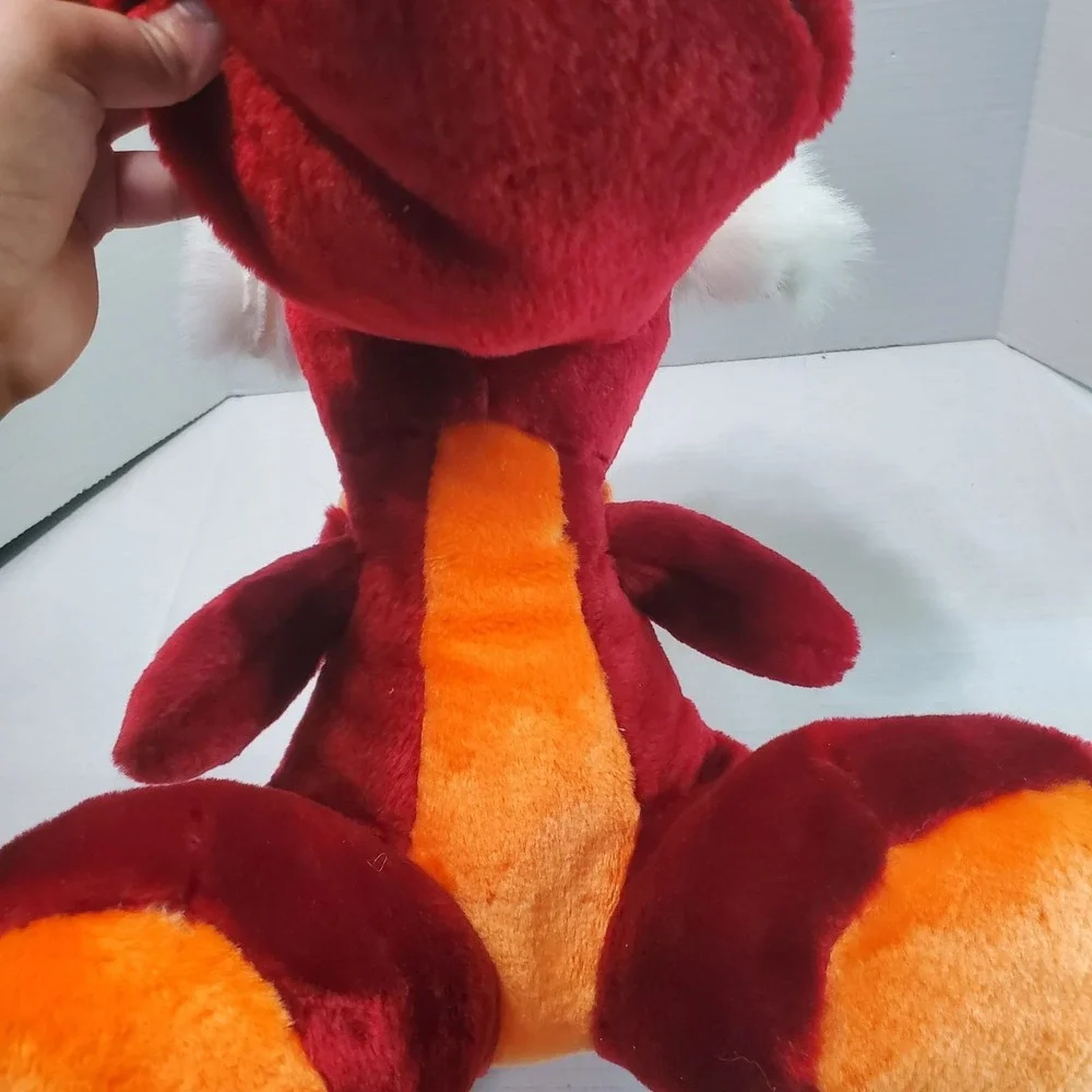 Vintage BJ Toy Red Angry Dragon 6